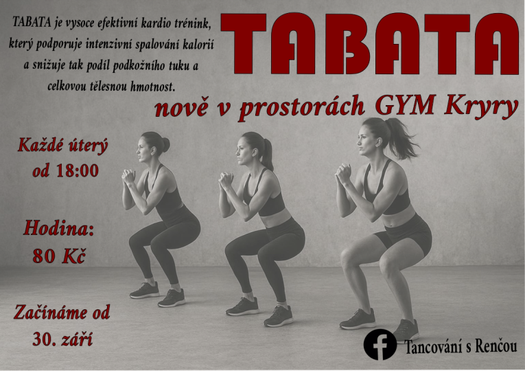 Kardio trénink v GYM Kryry