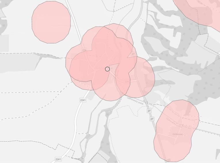 Mapu zón, kde je pyrotechnika zakázána